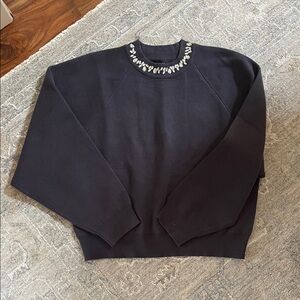 Vici navy embellished Sweater